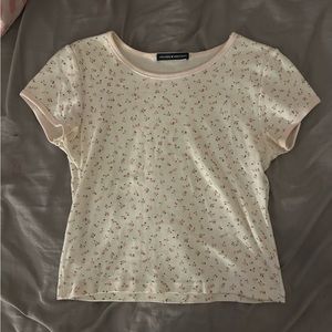 RARE floral Brandy tee